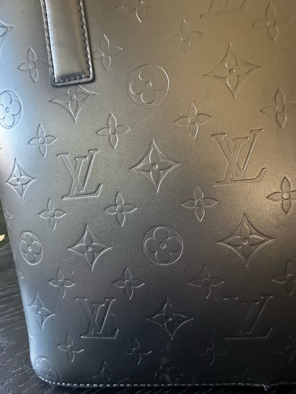 AUTHENTIC LOUIS VUITTON MAT STOCKTON VERNIS SHOULDER TOTE BAG - Picture 10 of 16